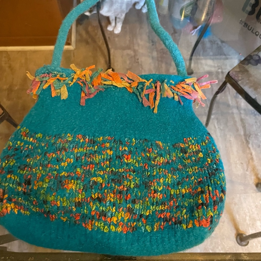 💎Cind’s 💎Bags hand knitted Small Purse